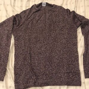 Zara dark purple thin sweater (m)